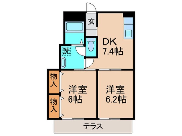 エクセラン瑞穂の物件間取画像